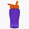 Garyline® Poly+ Jr. Transparent Bottle with Flip-Straw Lid, 18 oz. — view 5