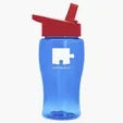 Garyline® Poly+ Jr. Transparent Bottle with Flip-Straw Lid, 18 oz. — view 39
