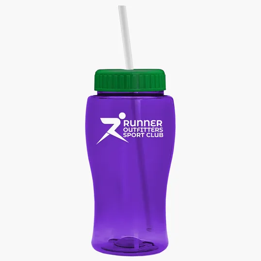 Garyline® Poly+ Jr. Bottle with Straw Lid, 18 oz. — view 60