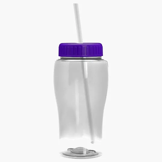 Garyline® Poly+ Jr. Bottle with Straw Lid, 18 oz. — view 2
