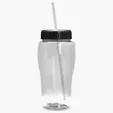 Garyline® Poly+ Jr. Bottle with Straw Lid, 18 oz.