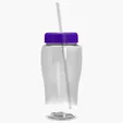 Garyline® Poly+ Jr. Bottle with Straw Lid, 18 oz. — view 2