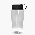 Garyline® Poly+ Jr. Bottle with Tethered Lid, 18 oz.