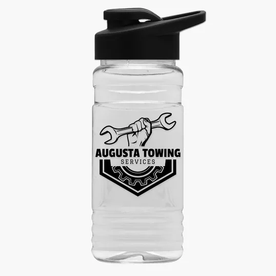 Garyline® Clear Bottle with Drink-Thru Lid, 20 oz. — view 15