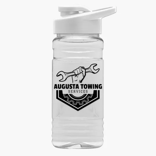 Garyline® Clear Bottle with Drink-Thru Lid, 20 oz. — view 19