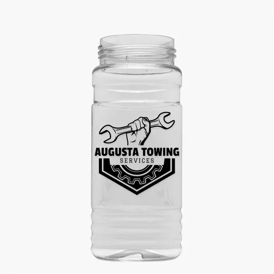 Garyline® Clear Bottle with Drink-Thru Lid, 20 oz. — view 13