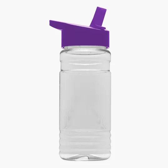 Garyline® Clear Bottle with Flip-Straw Lid, 20 oz. — view 10