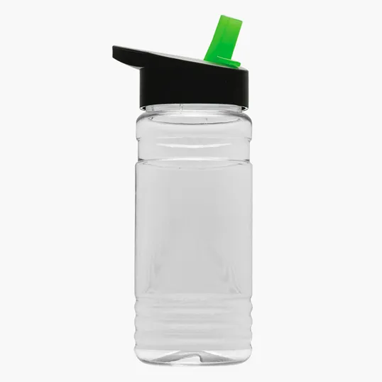 Garyline® Clear Bottle with Flip-Straw Lid, 20 oz. — view 4
