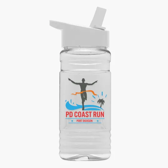 Garyline® Clear Bottle with Flip-Straw Lid, 20 oz. — view 16