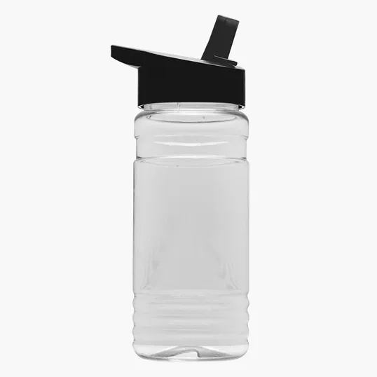 Garyline® Clear Bottle with Flip-Straw Lid, 20 oz.