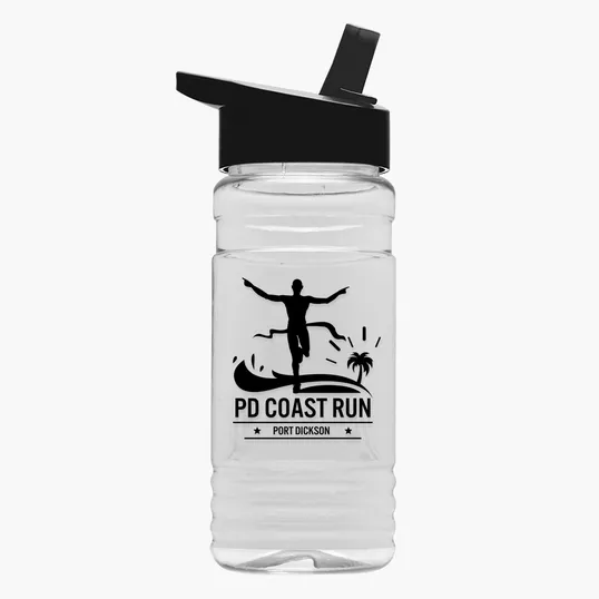 Garyline® Clear Bottle with Flip-Straw Lid, 20 oz. — view 12