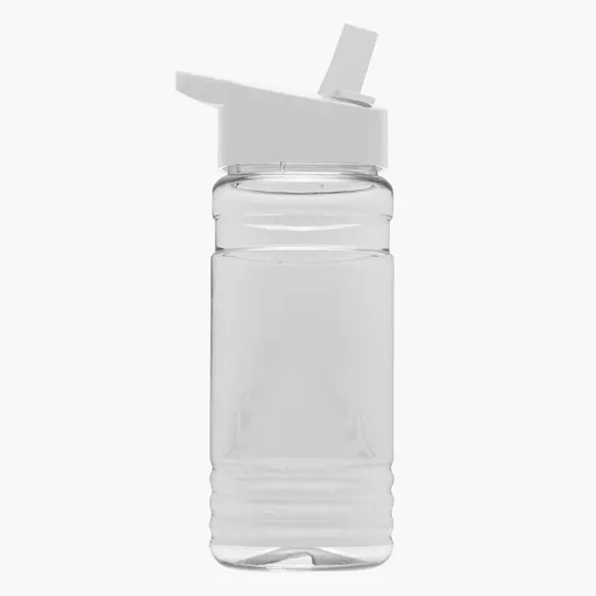 Garyline® Clear Bottle with Flip-Straw Lid, 20 oz. — view 2
