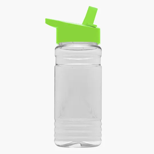 Garyline® Clear Bottle with Flip-Straw Lid, 20 oz. — view 6