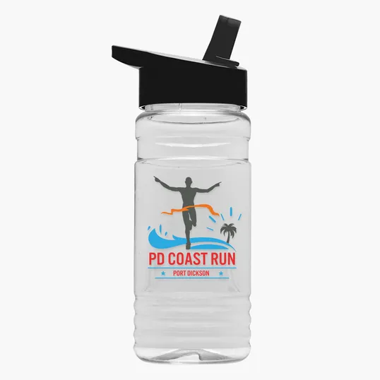 Garyline® Clear Bottle with Flip-Straw Lid, 20 oz. — view 13