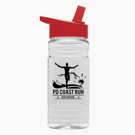 Garyline® Clear Bottle with Flip-Straw Lid, 20 oz. — view 11