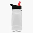 Garyline® Clear Bottle with Flip-Straw Lid, 20 oz. — view 5