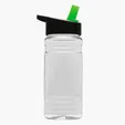 Garyline® Clear Bottle with Flip-Straw Lid, 20 oz. — view 4
