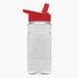 Garyline® Clear Bottle with Flip-Straw Lid, 20 oz. — view 8