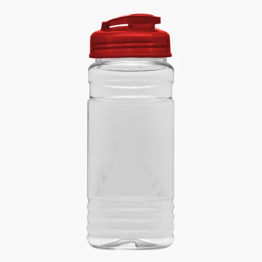 Garyline® Clear Bottle with Flip-Top Lid, 20 oz. — view 2
