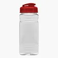Garyline® Clear Bottle with Flip-Top Lid, 20 oz. — view 2