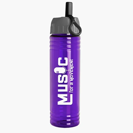 Garyline® Slim Fit Bottle with Ring-Straw Lid, 24 oz. — view 37