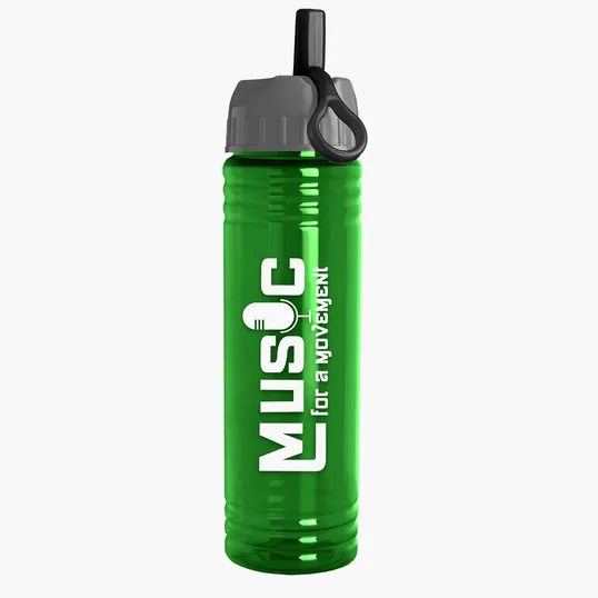 Garyline® Slim Fit Bottle with Ring-Straw Lid, 24 oz. — view 25