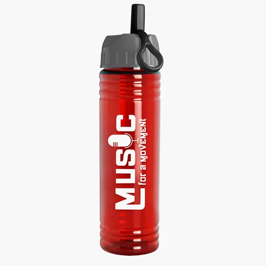 Garyline® Slim Fit Bottle with Ring-Straw Lid, 24 oz. — view 33