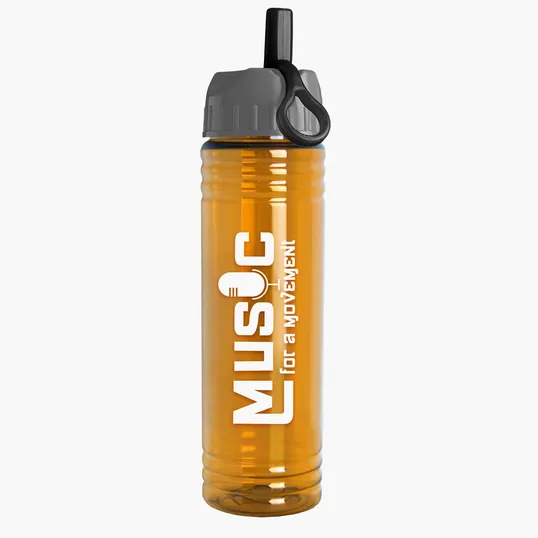 Garyline® Slim Fit Bottle with Ring-Straw Lid, 24 oz. — view 28