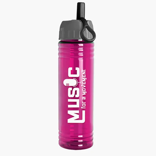 Garyline® Slim Fit Bottle with Ring-Straw Lid, 24 oz. — view 20