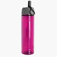 Garyline® Slim Fit Bottle with Ring-Straw Lid, 24 oz. — view 3
