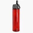Garyline® Slim Fit Bottle with Ring-Straw Lid, 24 oz. — view 6