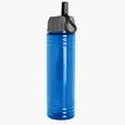 Garyline® Slim Fit Bottle with Ring-Straw Lid, 24 oz. — view 2