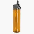 Garyline® Slim Fit Bottle with Ring-Straw Lid, 24 oz. — view 5