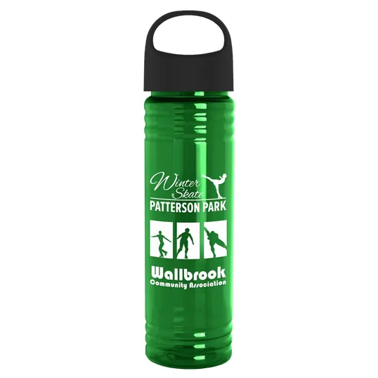 Garyline® Slim Fit Bottle with Oval Crest Lid, 24 oz. — view 150