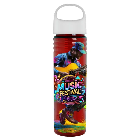 Garyline® Slim Fit Bottle with Oval Crest Lid, 24 oz. — view 160