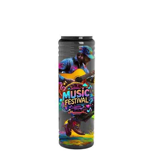 Garyline® Slim Fit Bottle with Oval Crest Lid, 24 oz. — view 142