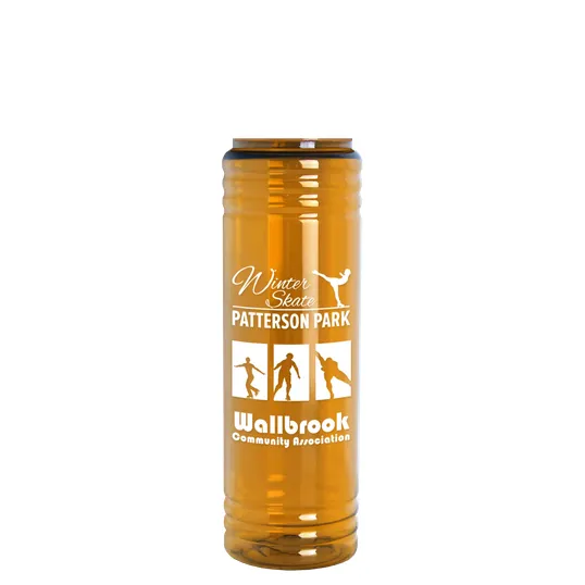 Garyline® Slim Fit Bottle with Oval Crest Lid, 24 oz. — view 156