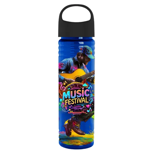 Garyline® Slim Fit Bottle with Oval Crest Lid, 24 oz. — view 144