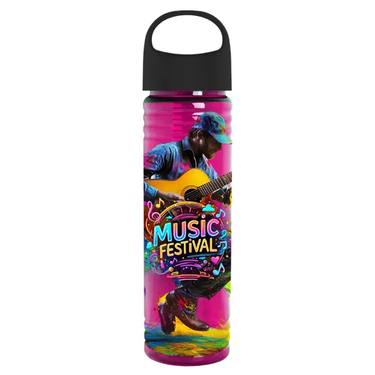 Garyline® Slim Fit Bottle with Oval Crest Lid, 24 oz. — view 147