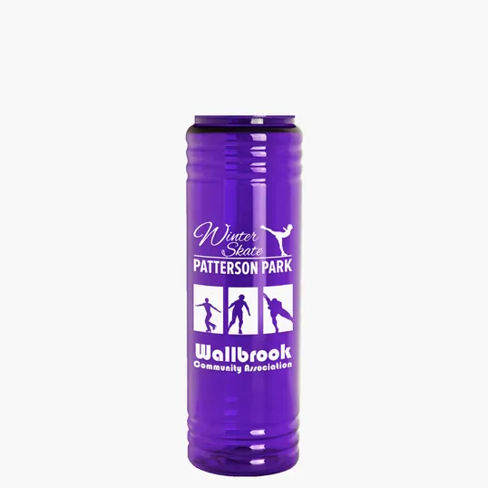 Garyline® Slim Fit Bottle with Oval Crest Lid, 24 oz. — view 165