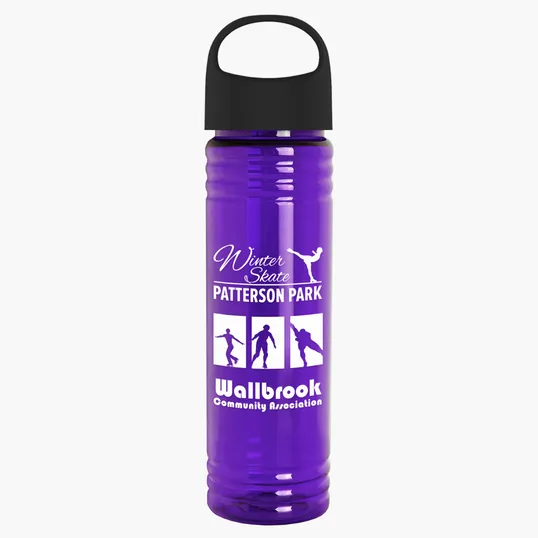 Garyline® Slim Fit Bottle with Oval Crest Lid, 24 oz. — view 163