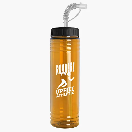 Garyline® Slim Fit Bottle with Straw Lid, 24 oz. — view 138