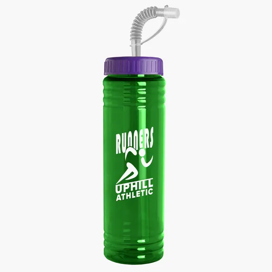 Garyline® Slim Fit Bottle with Straw Lid, 24 oz. — view 106