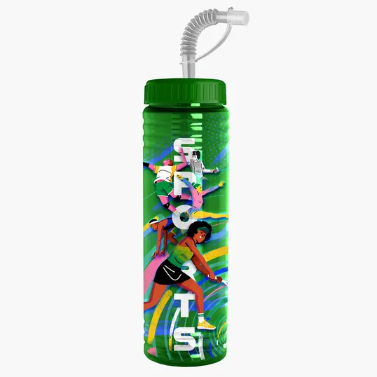 Garyline® Slim Fit Bottle with Straw Lid, 24 oz. — view 15