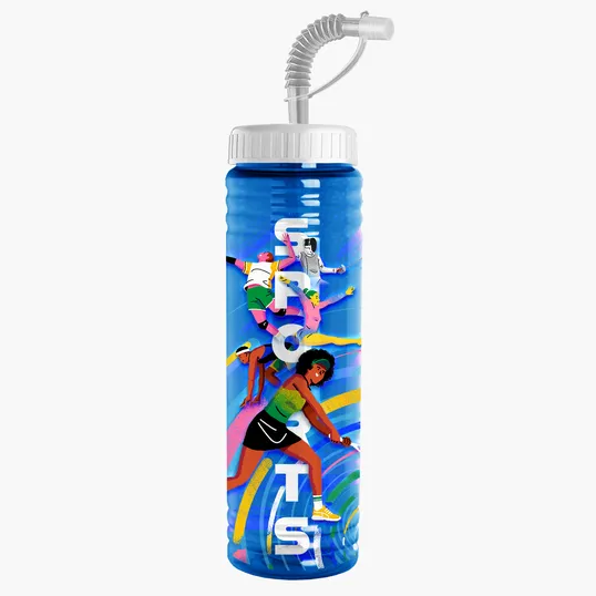 Garyline® Slim Fit Bottle with Straw Lid, 24 oz. — view 114