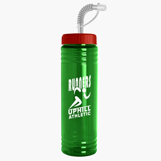 Garyline® Slim Fit Bottle with Straw Lid, 24 oz. — view 68