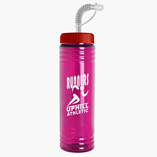 Garyline® Slim Fit Bottle with Straw Lid, 24 oz. — view 66