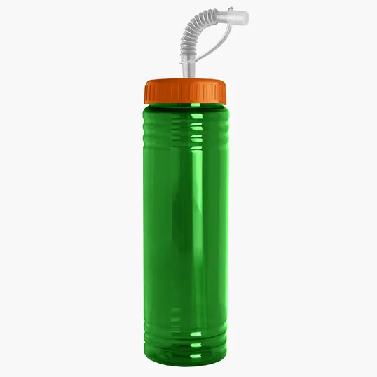 Garyline® Slim Fit Bottle with Straw Lid, 24 oz. — view 3