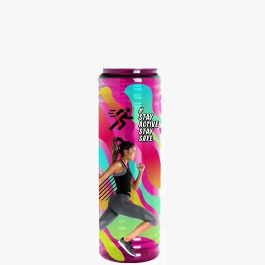 Garyline® Slim Fit Bottle with Flip-Straw, Swivel-Handle Lid, 24 oz. — view 24