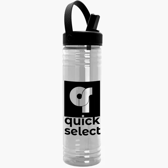 Garyline® Slim Fit Bottle with Flip-Straw, Swivel-Handle Lid, 24 oz. — view 10
